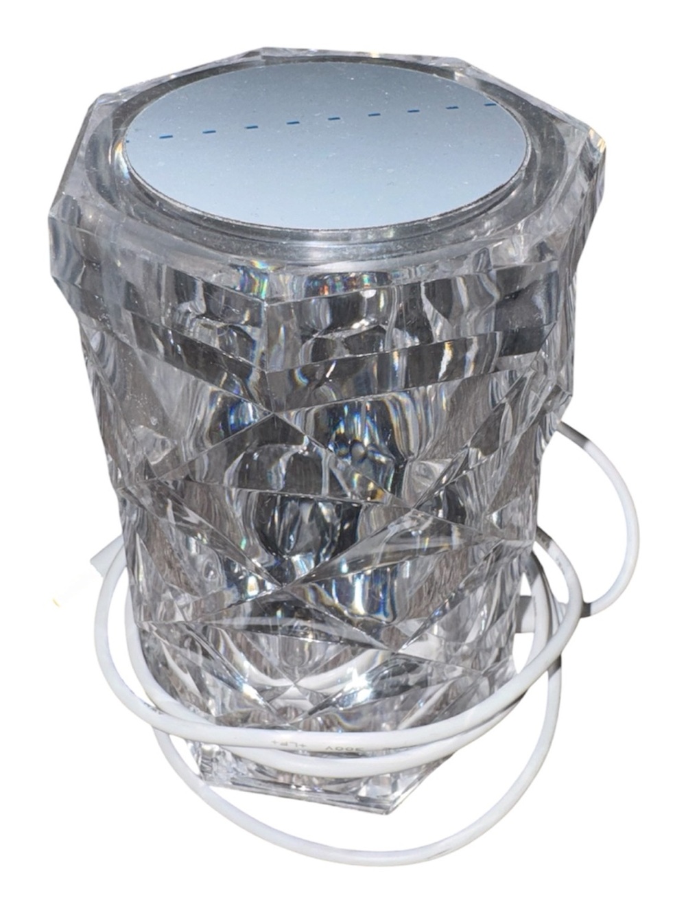 LED Color-Changing Crystal Table Accent Lamp - Picture 2 of 2